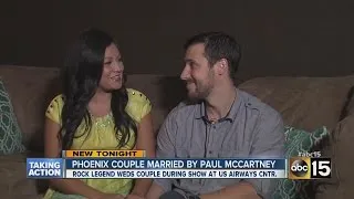 Phoenix couple married by Paul McCartney