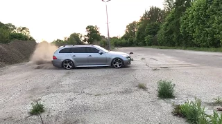 BMW E61 530D DRIFT POWERSLIDE 2