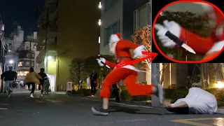 Бесплатный экран Санта-Клауса/Psycho Santa Claus Prank in Japan