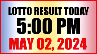 Lotto Result Today 5pm May 2, 2024 Swertres Ez2 Pcso