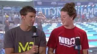 Race for Gold: Michael Phelps and Allison Schmitt Interview