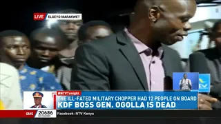 KDF Helicopter Crash: Eye witnesses recount incident that killed CDF Francis Ogolla