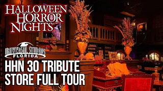 Halloween Horror Nights 30 Tribute Store Full Tour - Universal Studios Florida