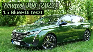 Peugeot 308 (2022) 1.5 BlueHDi teszt | Étvágytalan oroszlán