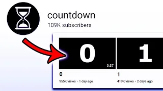 The Countdown Channel FINALLY Hit 0! (what happened...)
