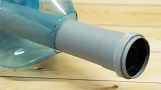 A brilliant idea from a plastic pipe! This you have not seen before!