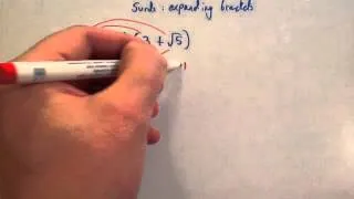 Surds expanding brackets - Corbettmaths