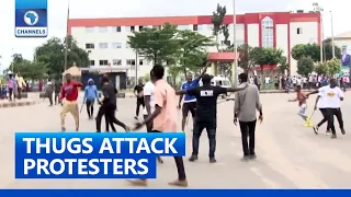 Armed Men Attack #EndSARS Protesters In Benin