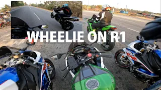 Hayabusa 3 gen | BMW S1000RR | DUCATI V4R| YAMAHA R1| ZX10R | WHEELIE | vlog5