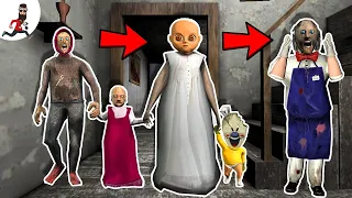 TOP 5 Best Moments Granny's ★ Funny Horror animations (parody)