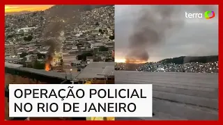 Intensos tiroteios são registrados durante operação policial no Complexo do Alemão e da Penha