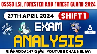 Forest Guard Exam Paper ( 27th April Shift 1 ) | LSI, Forester All Asked Q&A