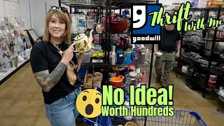 NO IDEA It Was Worth HUNDREDS | Goodwill Thrift With Me | Reselling