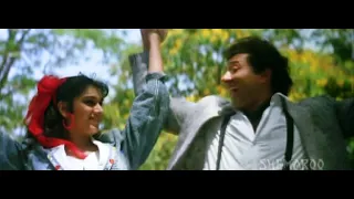 Минакши Шешадри - Санни Деол в к/ф "Голубая река", 1990/Meenakshi Sheshadri - Sunny Deol - Ghayal