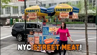 NYC Vender carts and Street Meat! MUKBANG