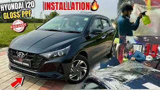 Hyundai i20 Gloss PPF Installation 2023🔥| Paint Protection Film😍