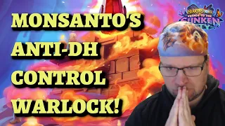 Monsanto's Anti-Demon Hunter Control Warlock deck guide and gameplay (Hearthstone Sunken City)