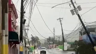 Hurricane Fiona rips through powerless Puerto Rico