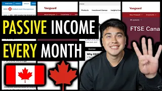 4 ETFS (INDEX FUNDS) For MONTHLY PASSIVE INCOME in CANADA (2021) - Full Breakdown