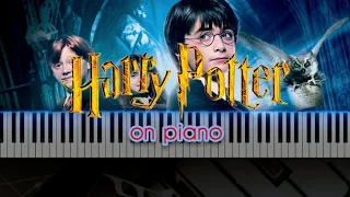 Harry Potter's theme on piano