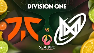 Fnatic vs NGX.SEA Game 3 - DPC SEA Div 1: Summer Tour w/ Lyrical & Trent