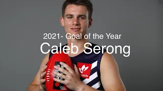 AFL 2021 Goal of The Year | Caleb Serong