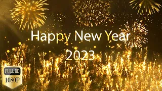 Free Golden Cinematic Happy New Year 2023 Greetings-No Copyright-Download Link In Description.