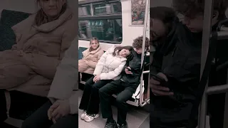 Once I fell asleep in the subway in public🥹😻🙊