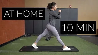 10 MIN AT HOME LEG/ BUTT/ THIGH WORKOUT (No Equipment)