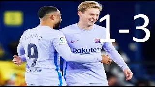Villarreal vs Barcelona 1-3 La Liga   ● 27/11/2021 HD