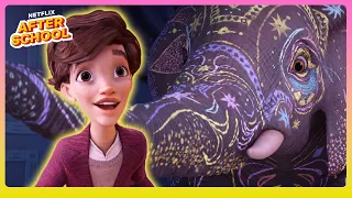 The Elephant's Magical Reveal! 🐘 The Magician's Elephant | Netflix After School