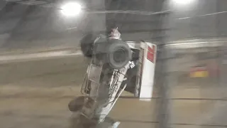 Matthew Leversedge Sprintcar Crash