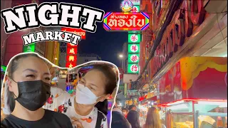 NIGHT MARKET WALK WITH MOM *BANGKOK CHINA TOWN | SASVlogs