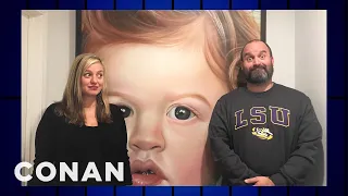 Tom Segura Accidentally Commissioned A 6-Foot Tall Painting Of His Son | CONAN on TBS