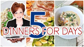 DINNERS FOR DAYS! 5 RECIPES TO MAKE THIS WEEK