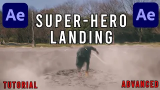 SUPERMAN/ SUPERHERO Landing Effect (After Effects Tutorial) ADVANCED