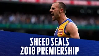 Dom Sheed seals the Eagles premiership | 2018 Toyota AFL Grand Final | AFL