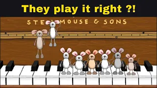 They Animated the Piano Correctly ? (Musical Mice) #piano