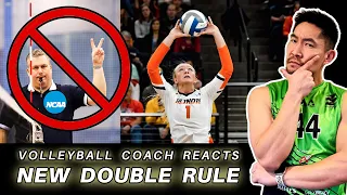 Volleyball Coach Reacts to NCAA Double Contact Rule Change