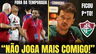 ANDRÉ SENTIU! DINIZ BRIGA COM JOGADOR EM EMPATE AMARGO COM O CERRO PORTEÑO! NOTÍCIAS DO FLUMINENSE