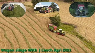 Wagon silage With  J Leech Agri 2022