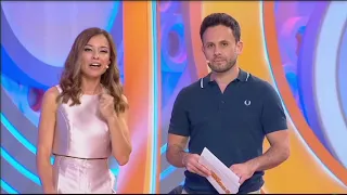 Cláudia Martins e João Paulo Rodrigues à desgarrada no programa “Hoje é Domingo” na RTP