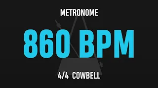 860 BPM 4/4 - Best Metronome (Cowbell)