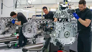 Inside Mercedes AMG V8 Engine Production in Germany