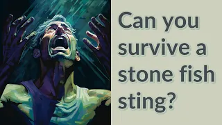 Can you survive a stone fish sting?