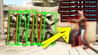 ЧИТЕР ДЕЛАЕТ ЭЙС ОДНИМ ПАТРОНОМ С ЮСПА ?! - ПАТРУЛЬ CS:GO