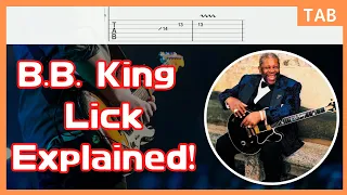 B.B. King Blues Guitar Lick 1 From Why I Sing The Blues Live in Africa 1974 / Blues Guitar Lesson