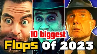 Top 10 Biggest Hollywood flop Movies 2023 | Top 10 Movie Flops of the year | Movies 2022 | flopfilms