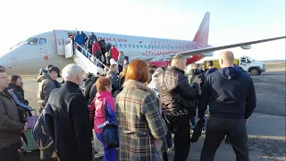 Полёт на самолёте SuperJet 100 из Мурманска в аэропорт Шереметьево