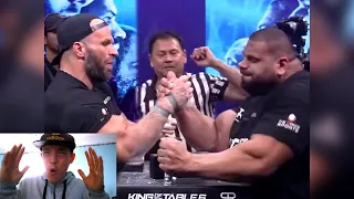 Can Levan Saginashvili Beats Denis Cyplenkov In Arm wrestling